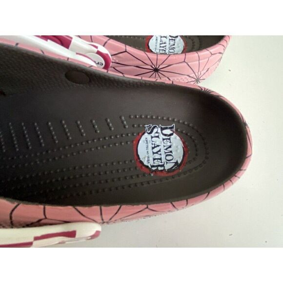 Crocs Demon Slayer‎ Nezuko Pink Anime Classic Clog 209320-206 Men’s Sz 14 NEW main image 7